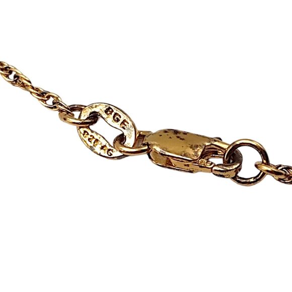 Vintage BGE Sterling Silver 925 Gold Vermeil Terrier Dog Pendant Necklace 18” - Picture 9 of 13